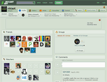 Tablet Screenshot of niklask.deviantart.com