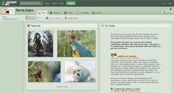 Desktop Screenshot of parrot-club.deviantart.com