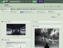 Tablet Screenshot of m-o-s.deviantart.com