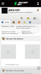 Mobile Screenshot of para-noir.deviantart.com