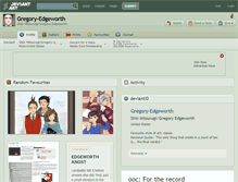 Tablet Screenshot of gregory-edgeworth.deviantart.com