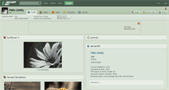 Desktop Screenshot of halo-junky.deviantart.com