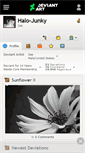 Mobile Screenshot of halo-junky.deviantart.com