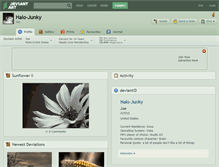 Tablet Screenshot of halo-junky.deviantart.com