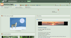 Desktop Screenshot of darkshine-dragon.deviantart.com