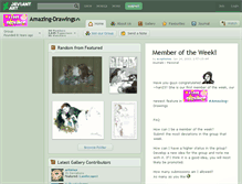 Tablet Screenshot of amazing-drawings.deviantart.com