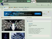 Tablet Screenshot of aenarion.deviantart.com