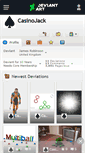 Mobile Screenshot of casinojack.deviantart.com