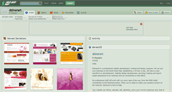 Desktop Screenshot of dzinerart.deviantart.com