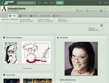 Tablet Screenshot of inkandalchemy.deviantart.com