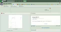 Desktop Screenshot of nazo-the-keidran.deviantart.com