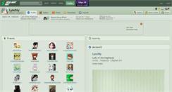 Desktop Screenshot of lynchly.deviantart.com