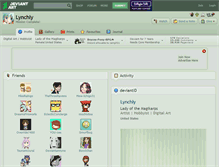 Tablet Screenshot of lynchly.deviantart.com