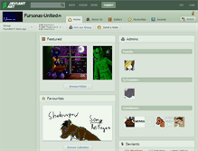 Tablet Screenshot of fursonas-united.deviantart.com