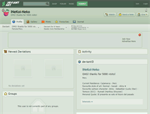 Tablet Screenshot of inekoi-neko.deviantart.com