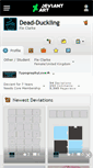 Mobile Screenshot of dead-duckling.deviantart.com