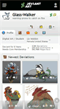 Mobile Screenshot of glass-walker.deviantart.com