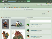 Tablet Screenshot of glass-walker.deviantart.com