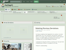 Tablet Screenshot of fanoingo93.deviantart.com