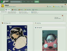 Tablet Screenshot of kahoi.deviantart.com