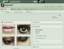 Tablet Screenshot of butthead483.deviantart.com