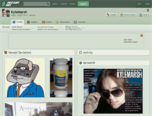 Tablet Screenshot of kylemarsh.deviantart.com