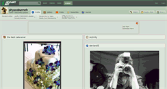 Desktop Screenshot of physcobunneh.deviantart.com