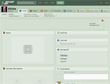 Tablet Screenshot of kikilala.deviantart.com