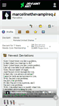 Mobile Screenshot of marcelinethevampireq.deviantart.com
