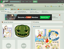 Tablet Screenshot of lilfieinabox.deviantart.com