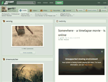 Tablet Screenshot of garrit.deviantart.com