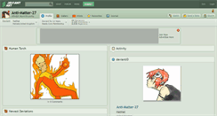 Desktop Screenshot of anti-matter-27.deviantart.com