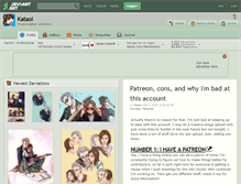 Tablet Screenshot of kataoi.deviantart.com