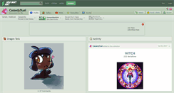 Desktop Screenshot of cassedyduel.deviantart.com