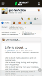 Mobile Screenshot of got-fanfiction.deviantart.com