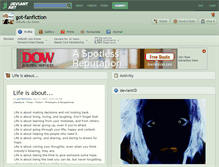 Tablet Screenshot of got-fanfiction.deviantart.com