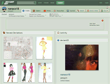 Tablet Screenshot of nanaco18.deviantart.com