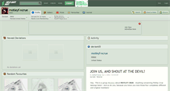 Desktop Screenshot of motleyf-ncrue.deviantart.com