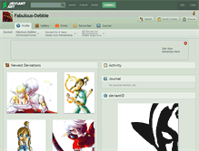 Tablet Screenshot of fabulous-debbie.deviantart.com