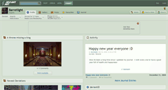 Desktop Screenshot of barretlight.deviantart.com