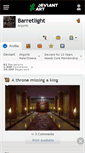 Mobile Screenshot of barretlight.deviantart.com