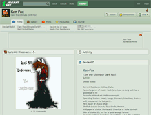 Tablet Screenshot of ken-fox.deviantart.com
