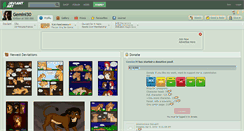 Desktop Screenshot of gemini30.deviantart.com