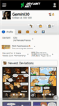 Mobile Screenshot of gemini30.deviantart.com