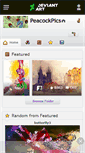 Mobile Screenshot of peacockpics.deviantart.com