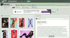 Desktop Screenshot of night-glare.deviantart.com