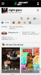 Mobile Screenshot of night-glare.deviantart.com