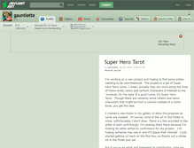 Tablet Screenshot of gauntlette.deviantart.com