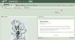 Desktop Screenshot of bandxoh.deviantart.com