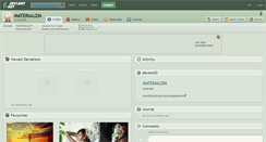 Desktop Screenshot of materializm.deviantart.com